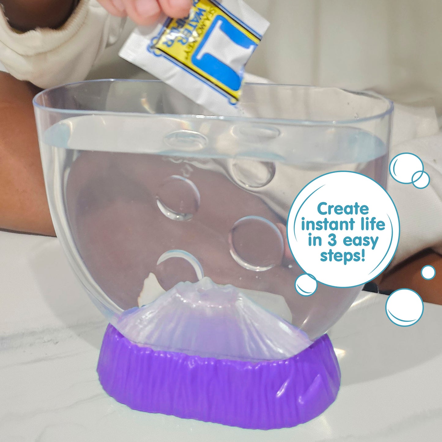 Sea-Monkeys® Ocean Volcano - World's Only Instant Pets® - Assorted Colors - Ages 6+ (Pack of 1)