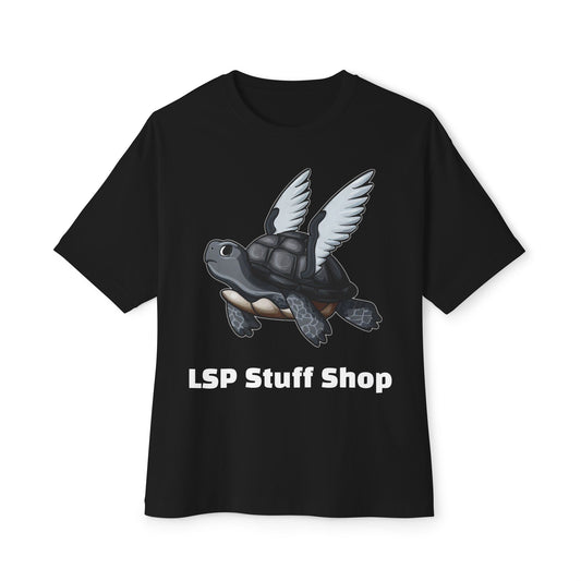 Flying Turtle Unisex Oversized Tee | Fun Graphic T-Shirt, Quirky Casual Wear, Gift for Animal Lovers, Summer Fashion, Unique Style