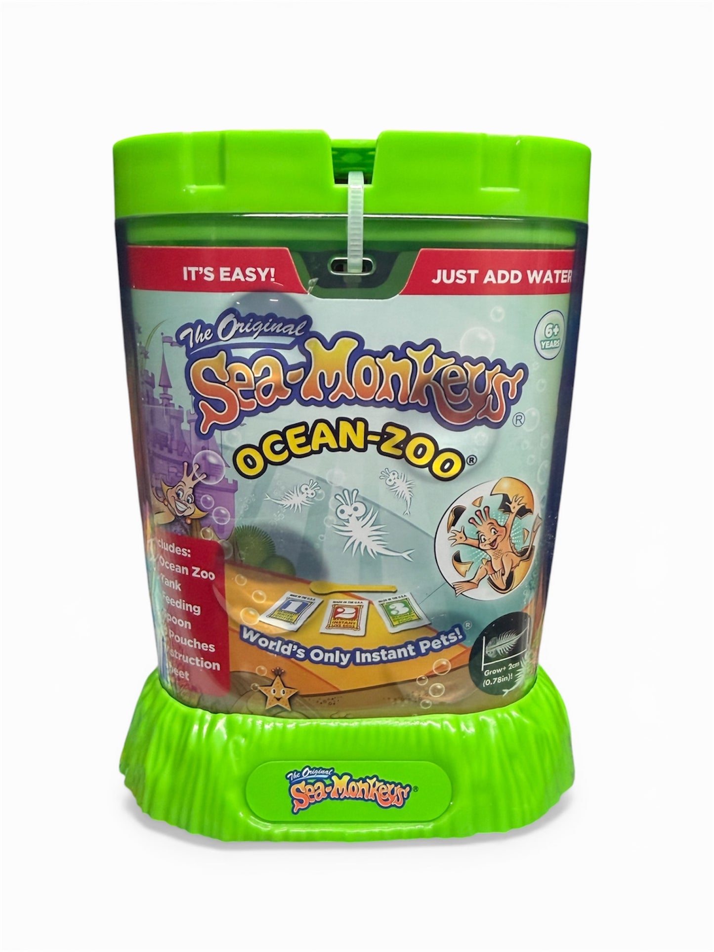 Sea-Monkeys® Ocean Zoo - World's Only Instant Pet Toy - Ages 6+ (Pack of 1) - Toy Brine Shrimp Aquarium