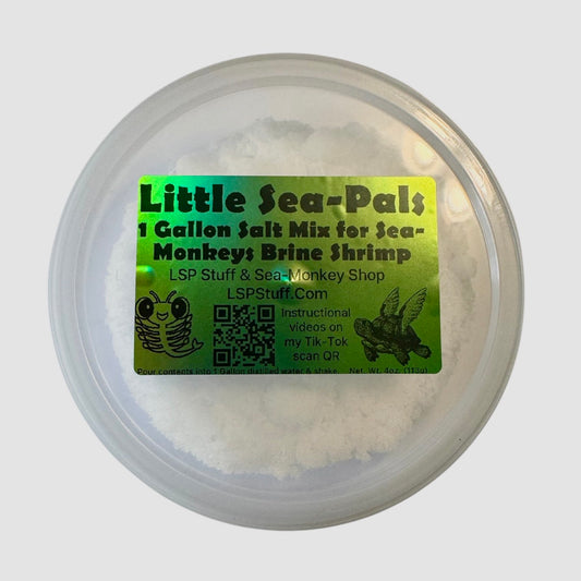 LSP 1 Gallon Salt Mix - Little Sea-Pals - For Sea-Monkey, Aqua-Dragons, Brine Shrimp & More